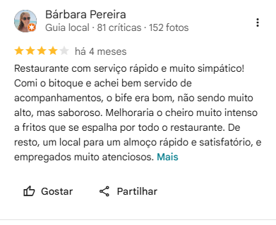 Avalia&ccedil;&atilde;o de cliente no Google Maps 3